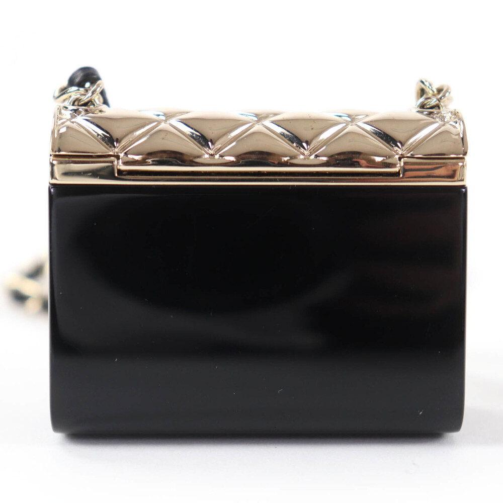 CHANEL Black Leather Logo Pouch - Picture 3 of 11